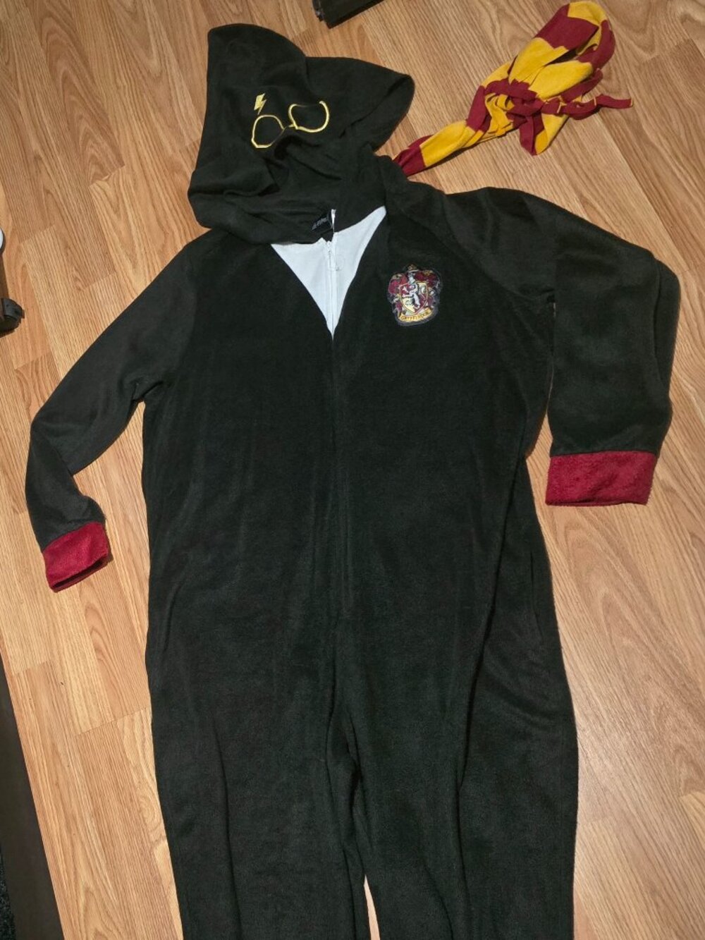 Harry Potter Gryffindor Sz 3XL PJs Costume One Piece Union Suit Wizard Onsie